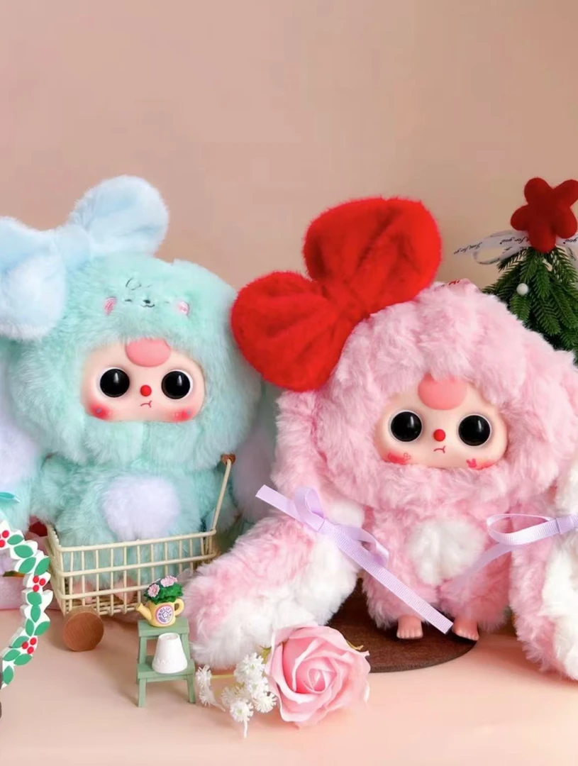 19.9踩防蚊片后【4】欧 【娃三岁小兔归来】毛绒盲盒