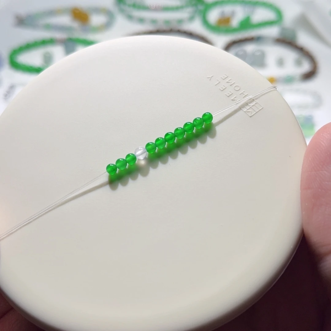 散珠翡翠裸石多样性发一颗