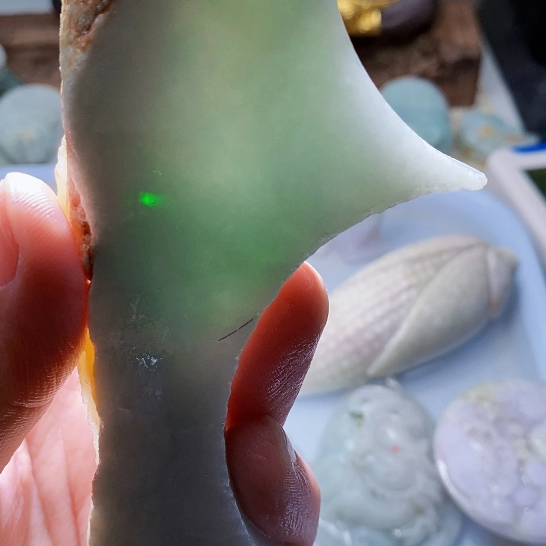 王***哥翡翠未镶嵌颈饰5889