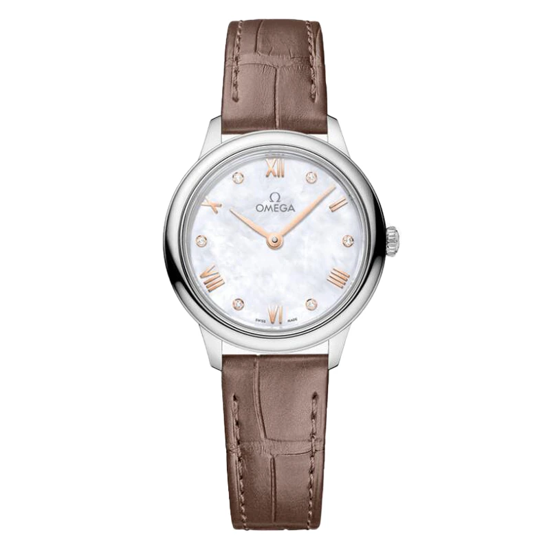 未使用 Omega/欧米茄 碟飞系列  石英 女款腕表27.5mm 未使用