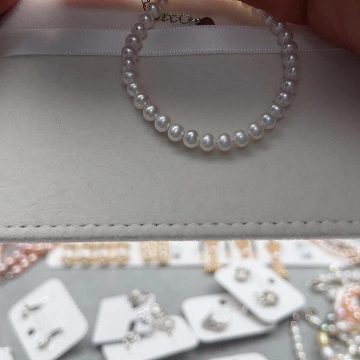 手绳淡水珍珠钛钢