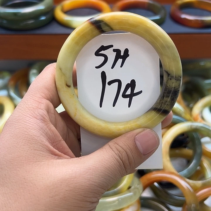 蛇纹石玉合金手镯