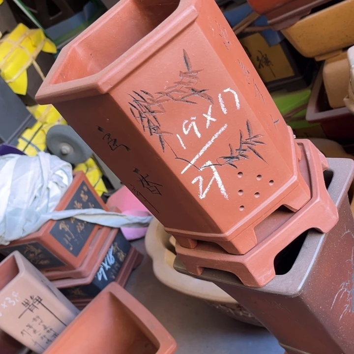 紫砂花盆紫砂花盆