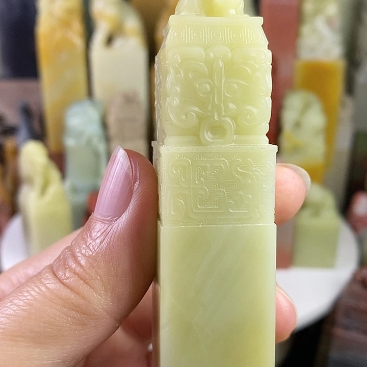 非***白青田石青田石印章