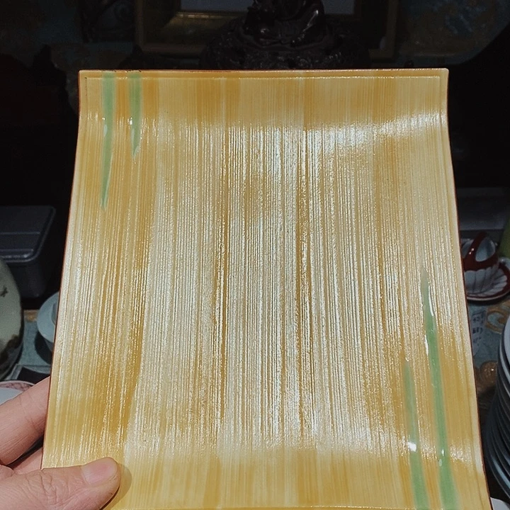 瓷片新年快乐。万事如意