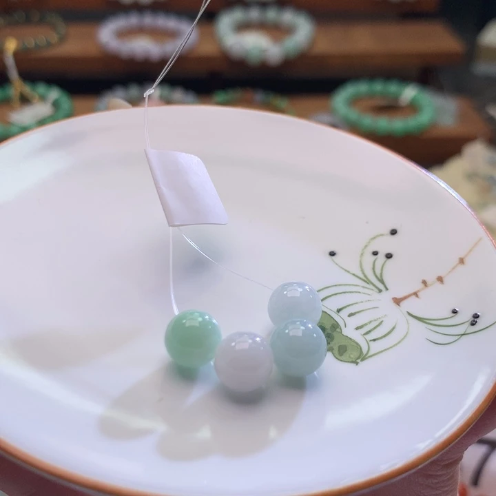 翡翠未镶嵌手链翡翠d18卡8