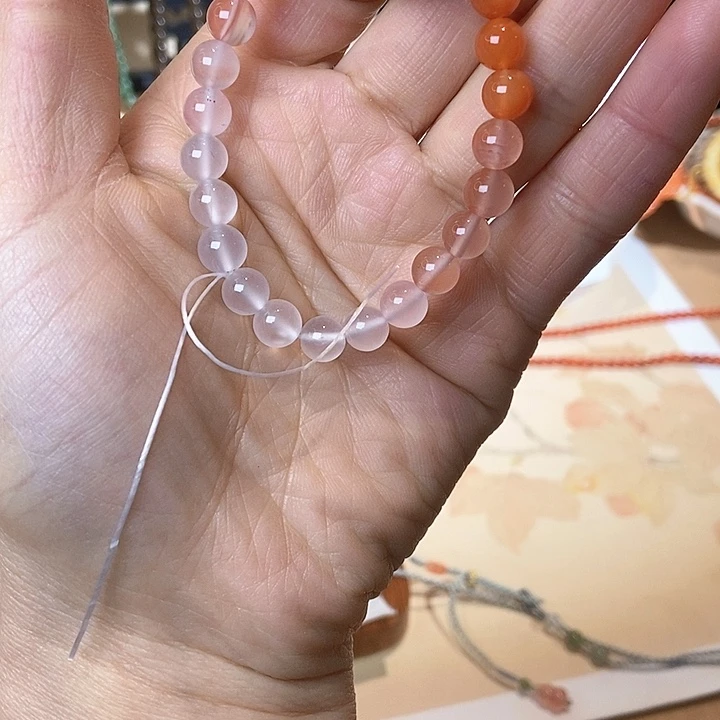 和田玉（糖玉）手链未镶嵌串