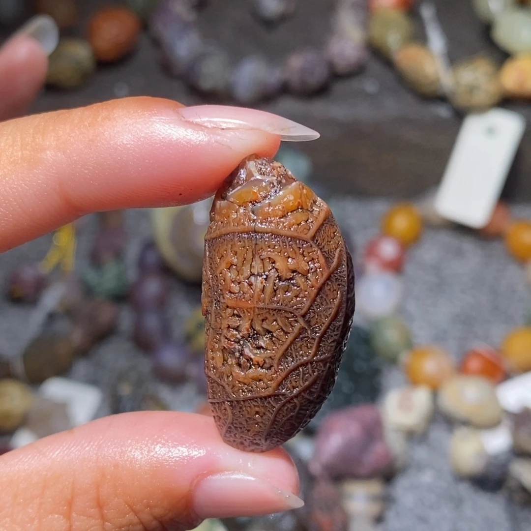 未镶嵌玛瑙/玉髓珠宝半成品