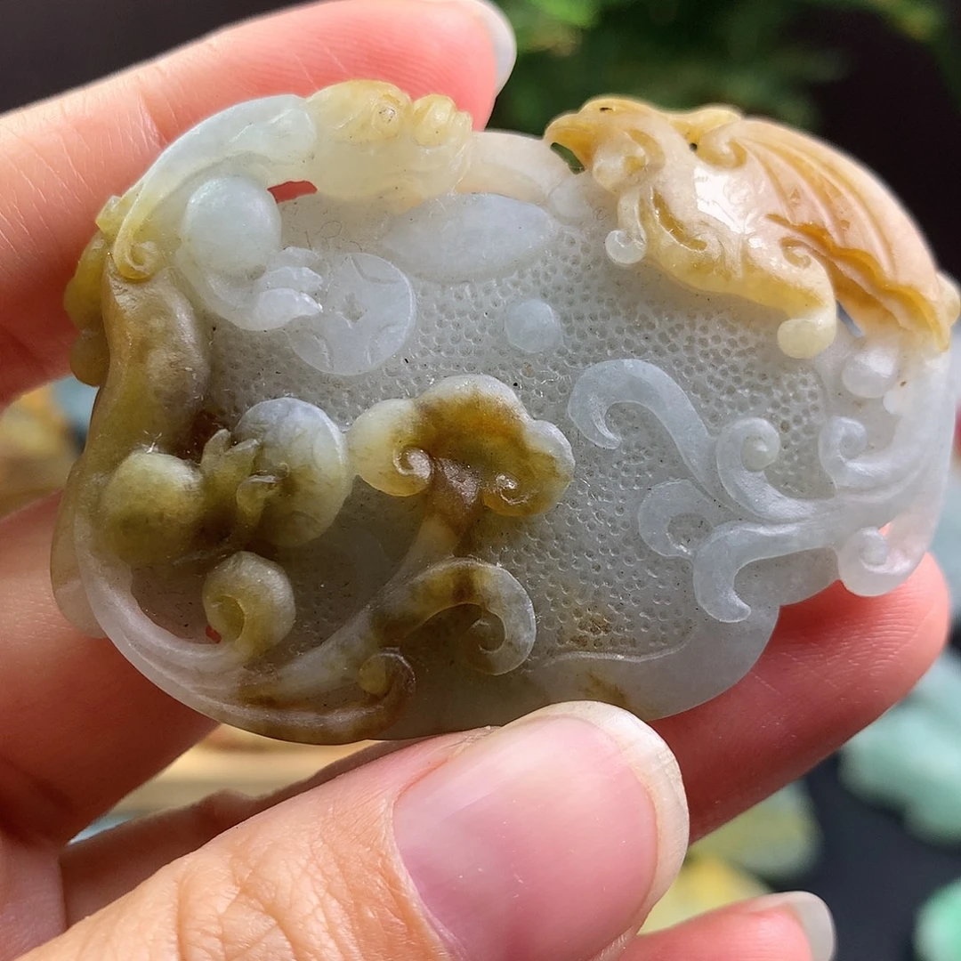 未镶嵌定制翡翠如意