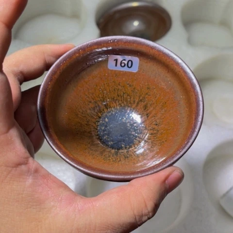 茶盏原矿原釉柴烧建盏