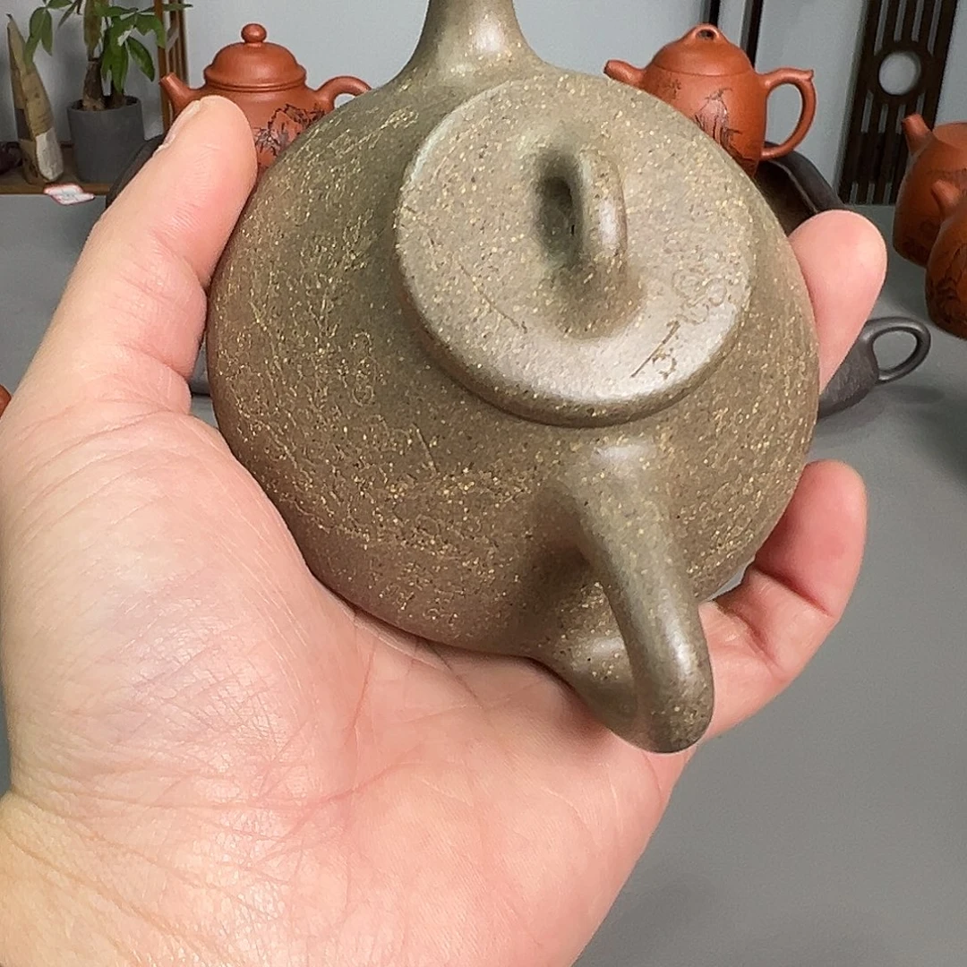 紫砂茶壶青段子冶