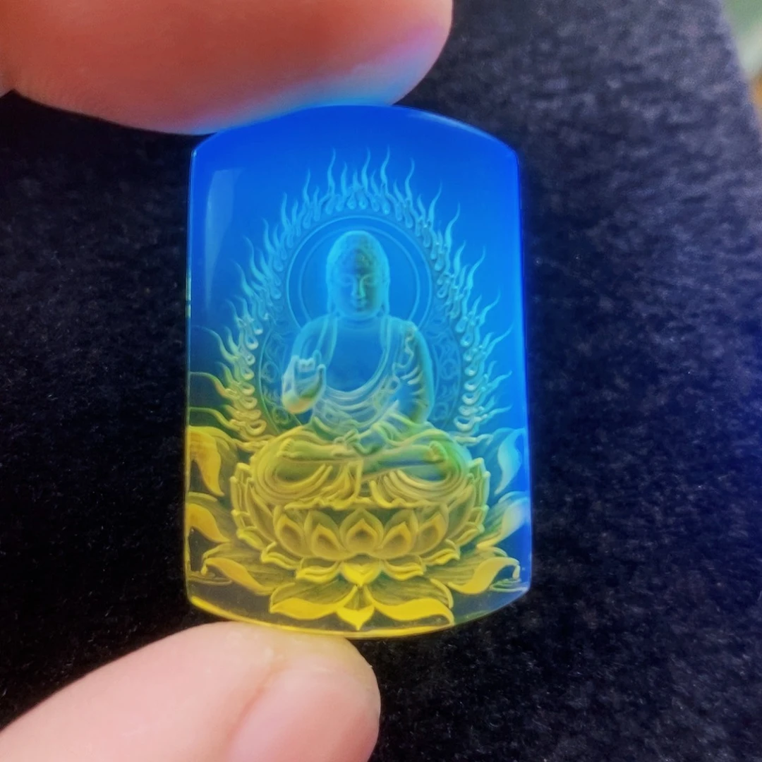 【闪购商品】蓝珀吊坠(不含链)未镶嵌