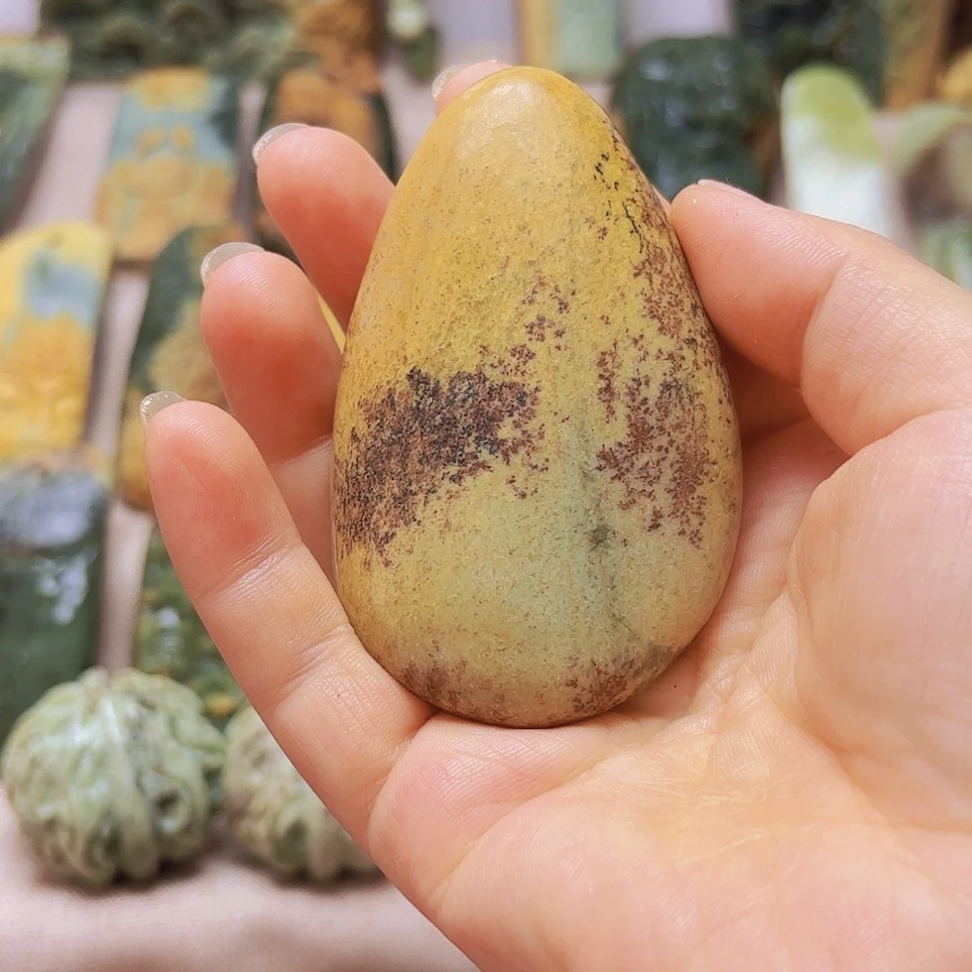 岫岩河磨玉（透闪石质玉）未镶嵌挂件