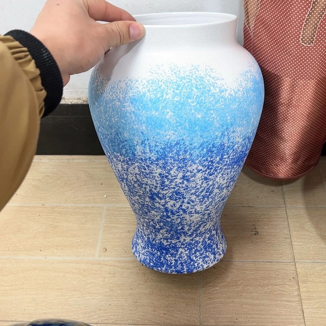 陶瓷88花瓶摆件创意