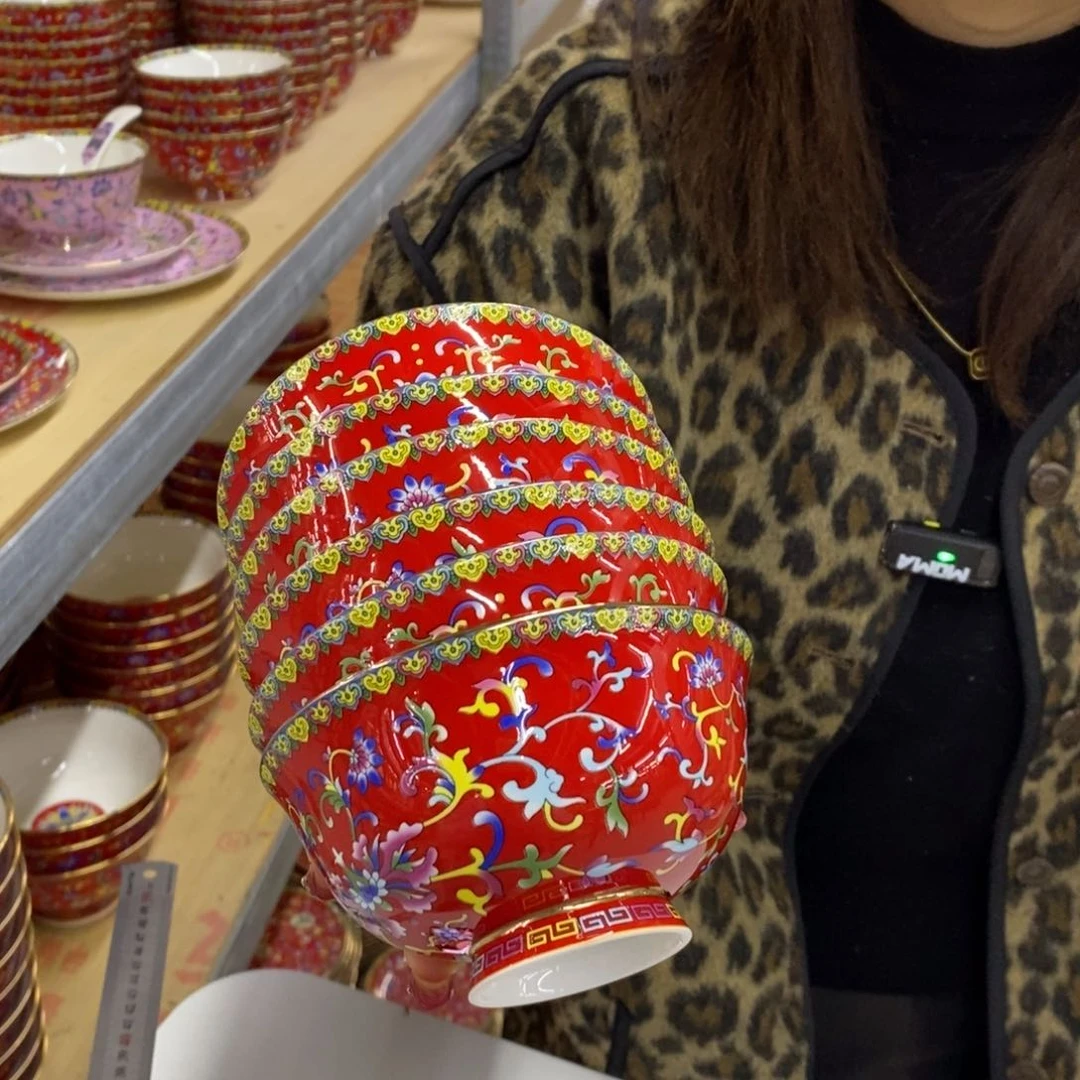 陶瓷6个4.5英寸直径12厘米