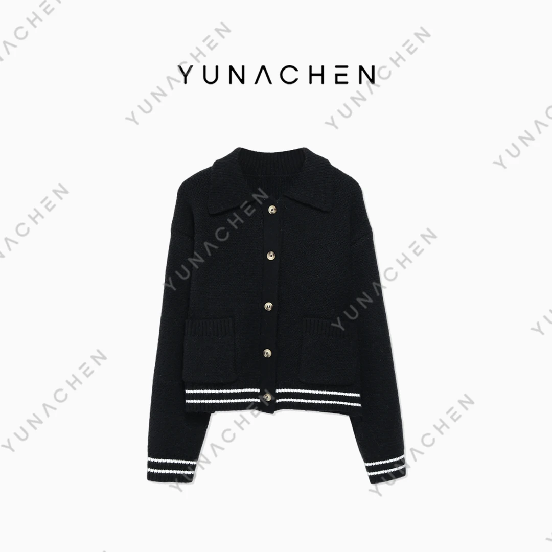 菠萝宝宝yuna【最尹】ZL15 秋冬新款小香风开衫针织衫女869-JX24-02