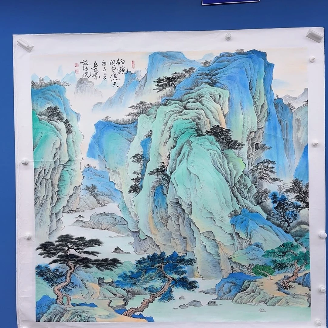 国画多次参加国内外大型