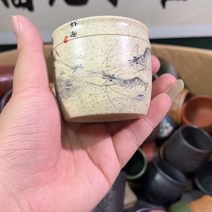 茶杯紫砂全手工紫砂主人杯