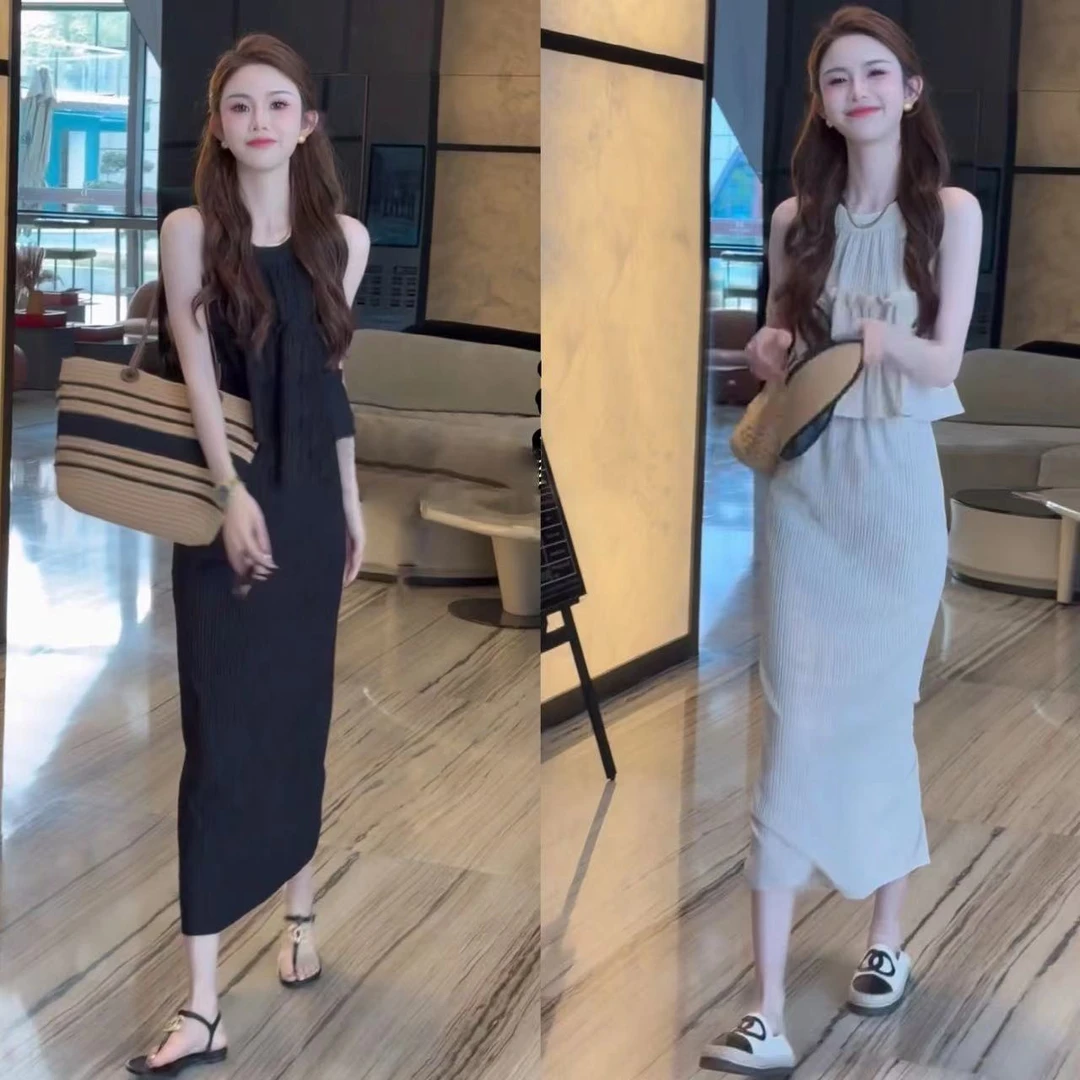2025新款女装时尚气质夏天一整套穿搭韩系炸街减龄时尚辣妹套装潮