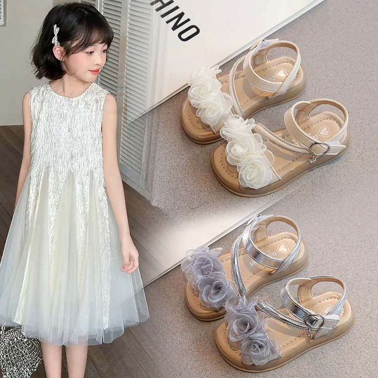 2025儿童鞋夏季女女宝凉鞋1-3岁软底女童公主鞋防滑时尚洋气鞋子