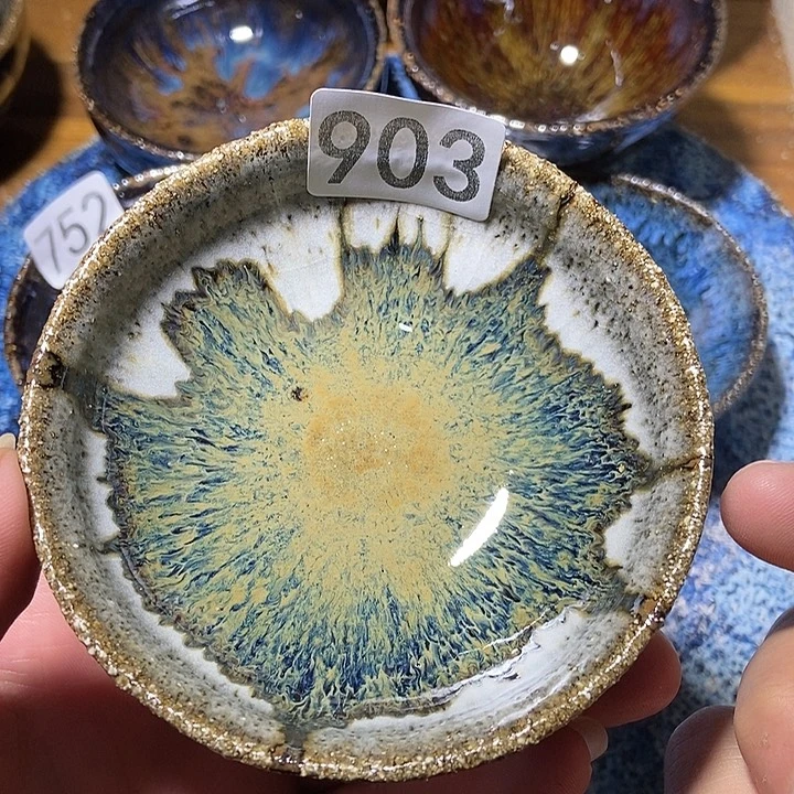 茶盏龙窑柴烧柴烧落灰
