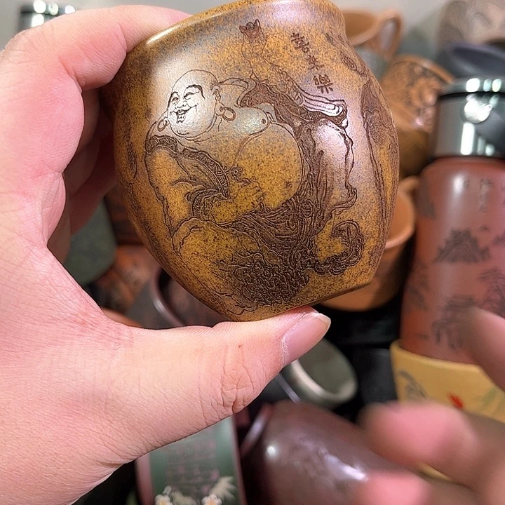 茶杯紫砂全手工紫砂主人杯