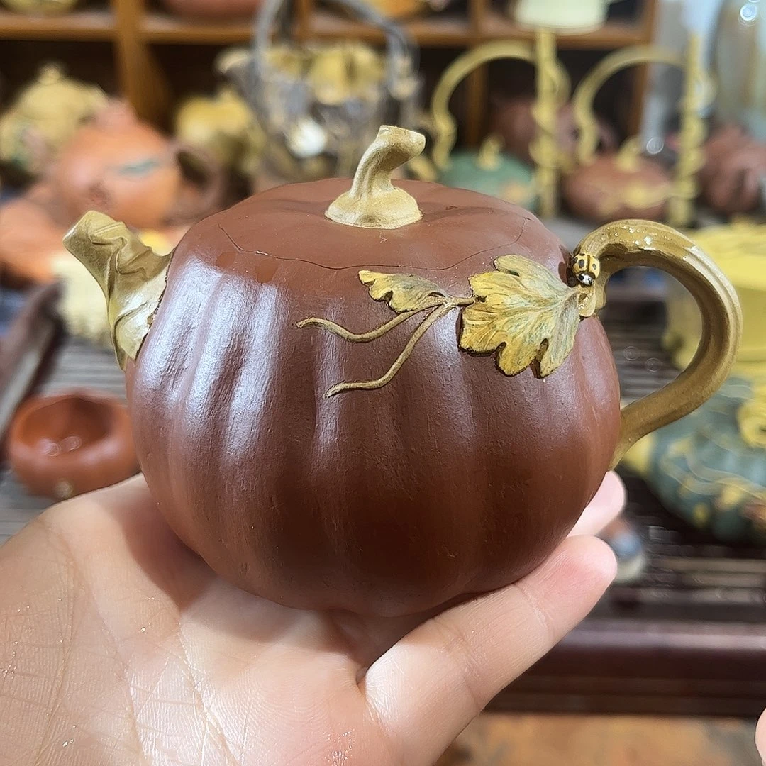 紫砂茶宠南瓜紫砂壶