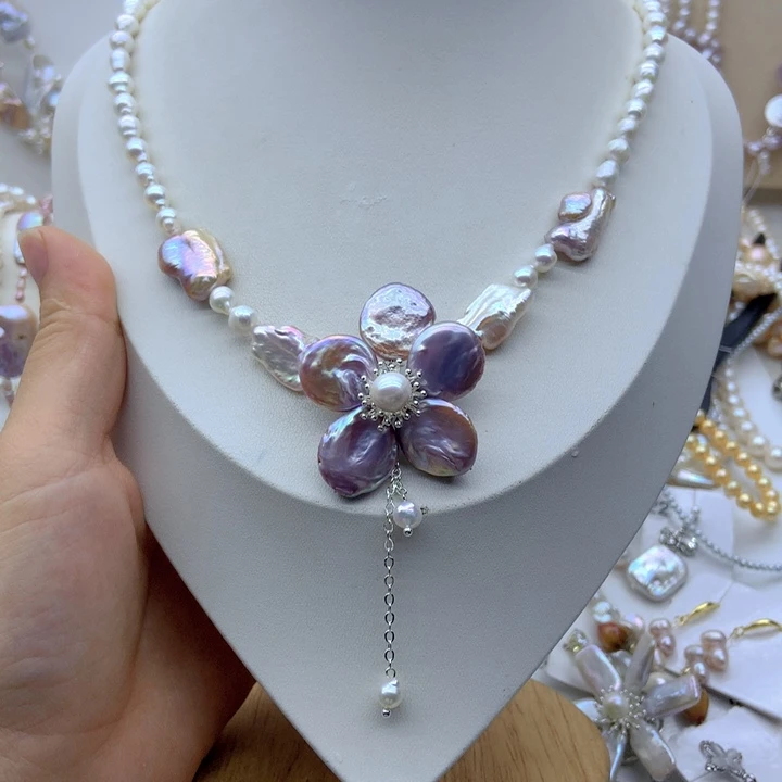 淡水珍珠未镶嵌颈饰