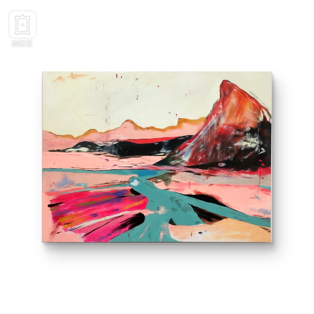 【旷野】原创纯手绘挂画 “90*120” No.1508  客厅玄关装饰画