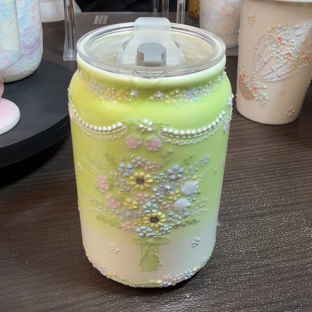 陶景德镇题易拉罐杯