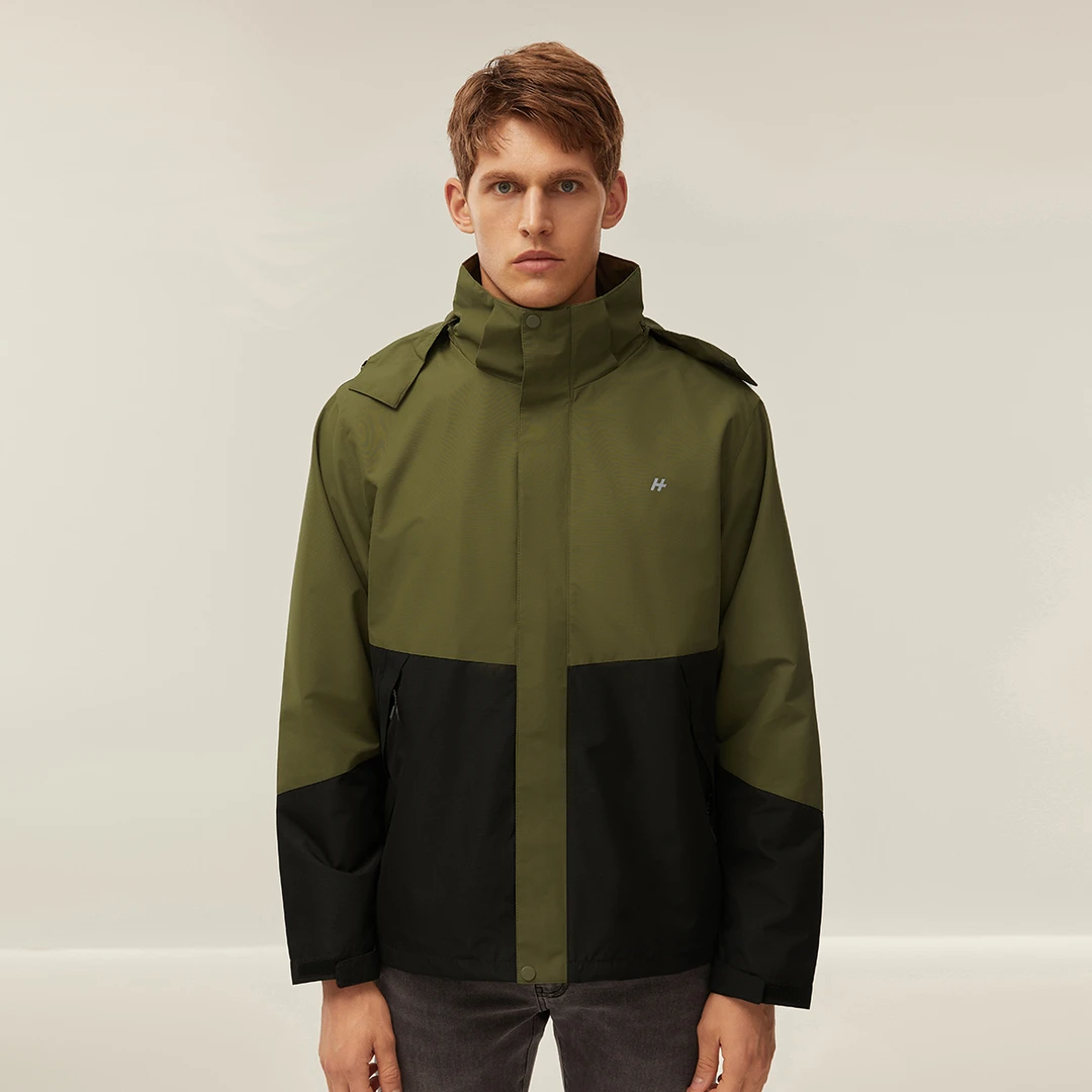 Daniel Hechter男士秋冬拼接款夹克外套TJ12026W