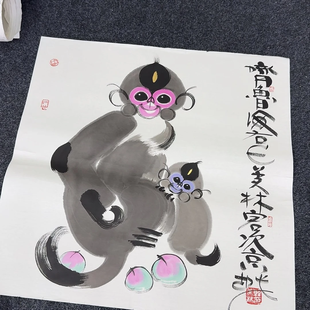 纯手绘国画作品作品