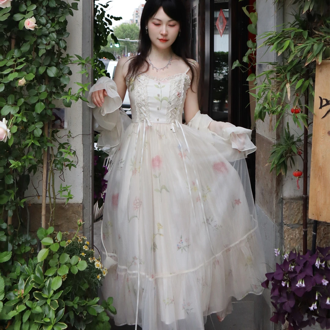 Blovelan惺忪梦令 甜美雪纺衫女遮阳防晒荷叶花边长袖开衫女夏季