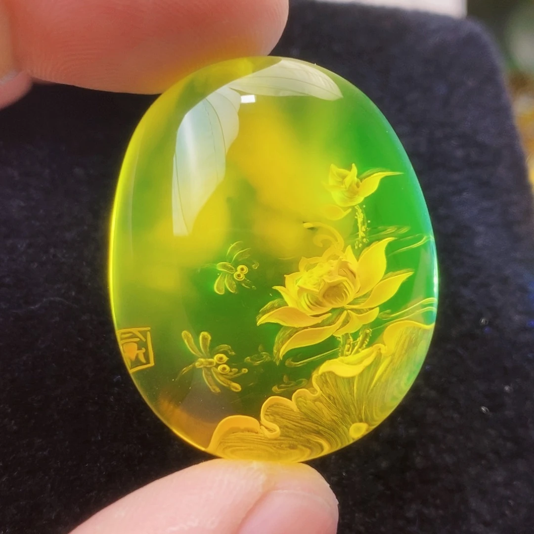 【闪购商品】金珀吊坠(不含链)未镶嵌