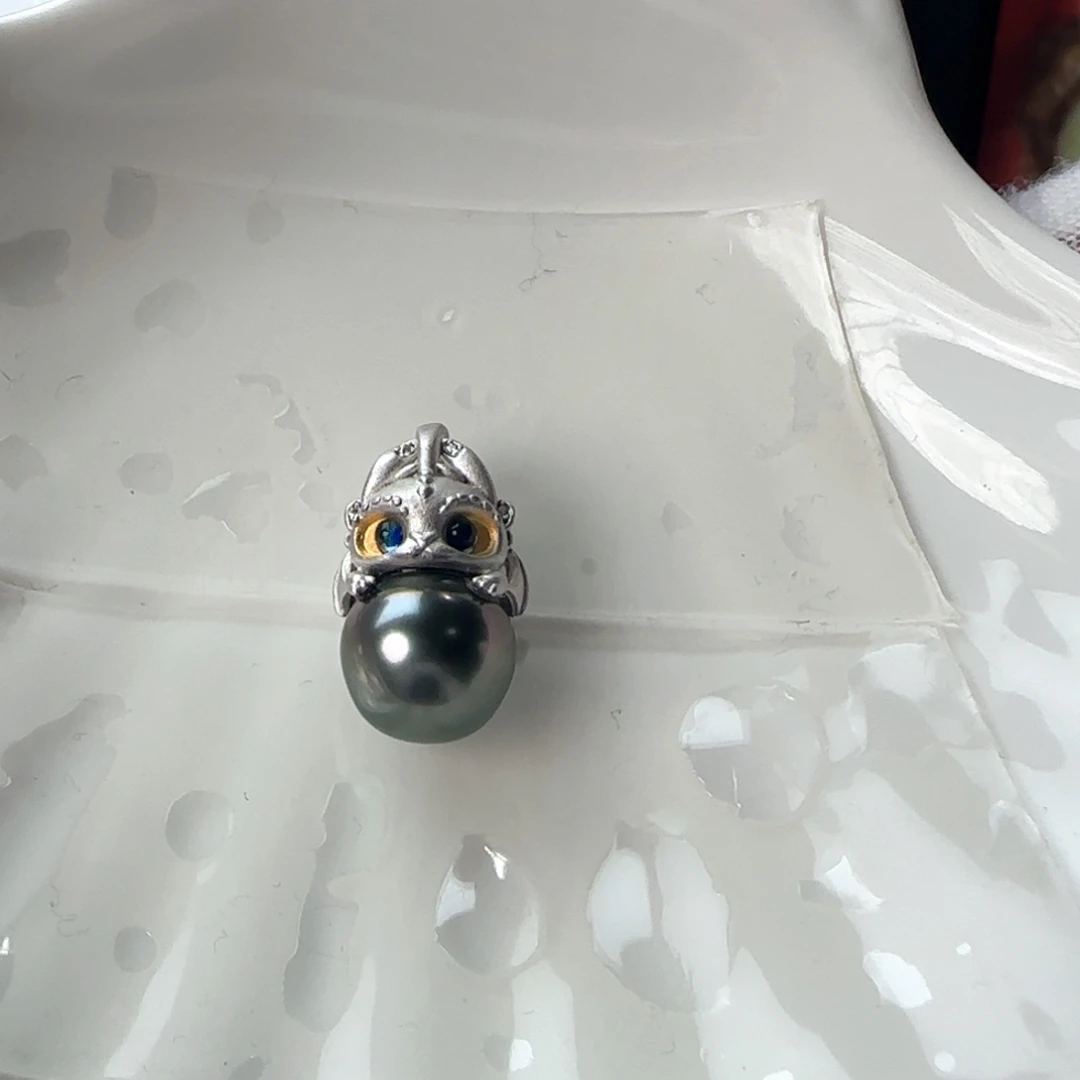 海水珍珠颈饰银S925镶嵌