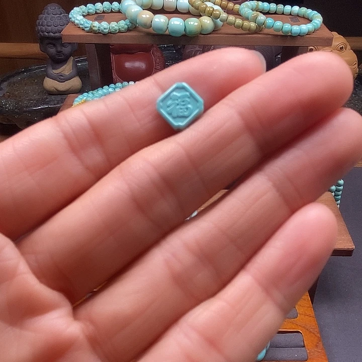 绿松石未镶嵌吊坠(不含链)