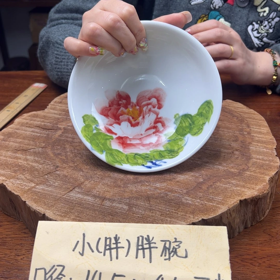 瓷片景德镇陶瓷手工手绘制作