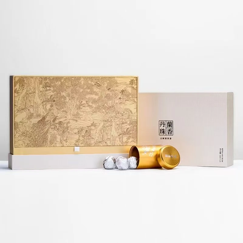 老金普洱   2021年澜香丹珠生（120g一盒）