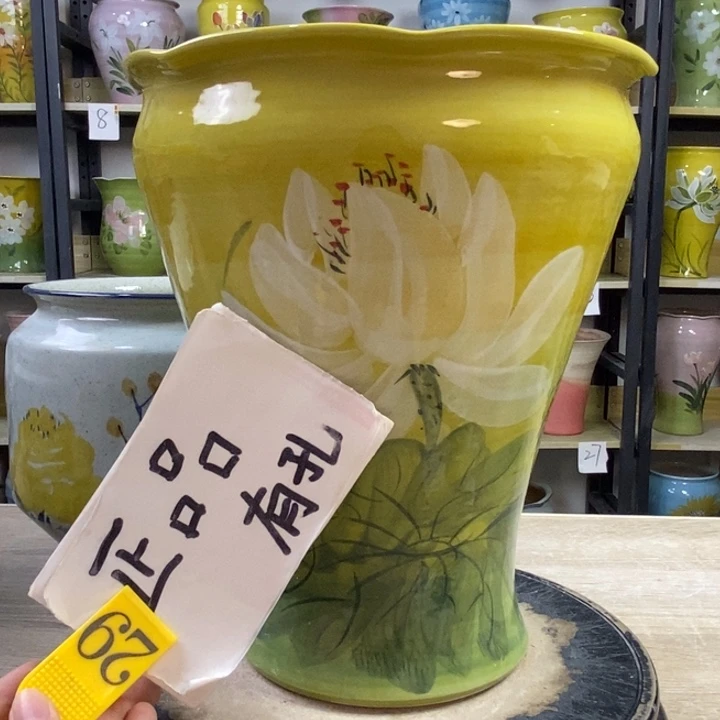 景德镇高温陶瓷花盆