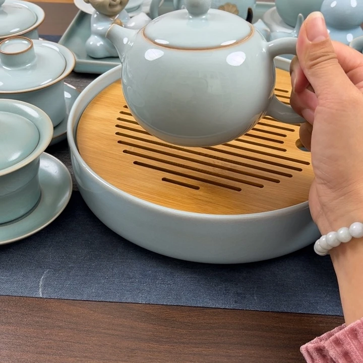 天青大容量西施壶一级全品