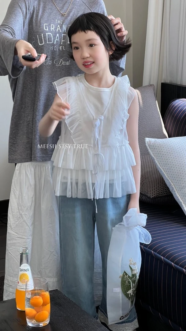 &苏珊&2025新款夏款白色两件套3255