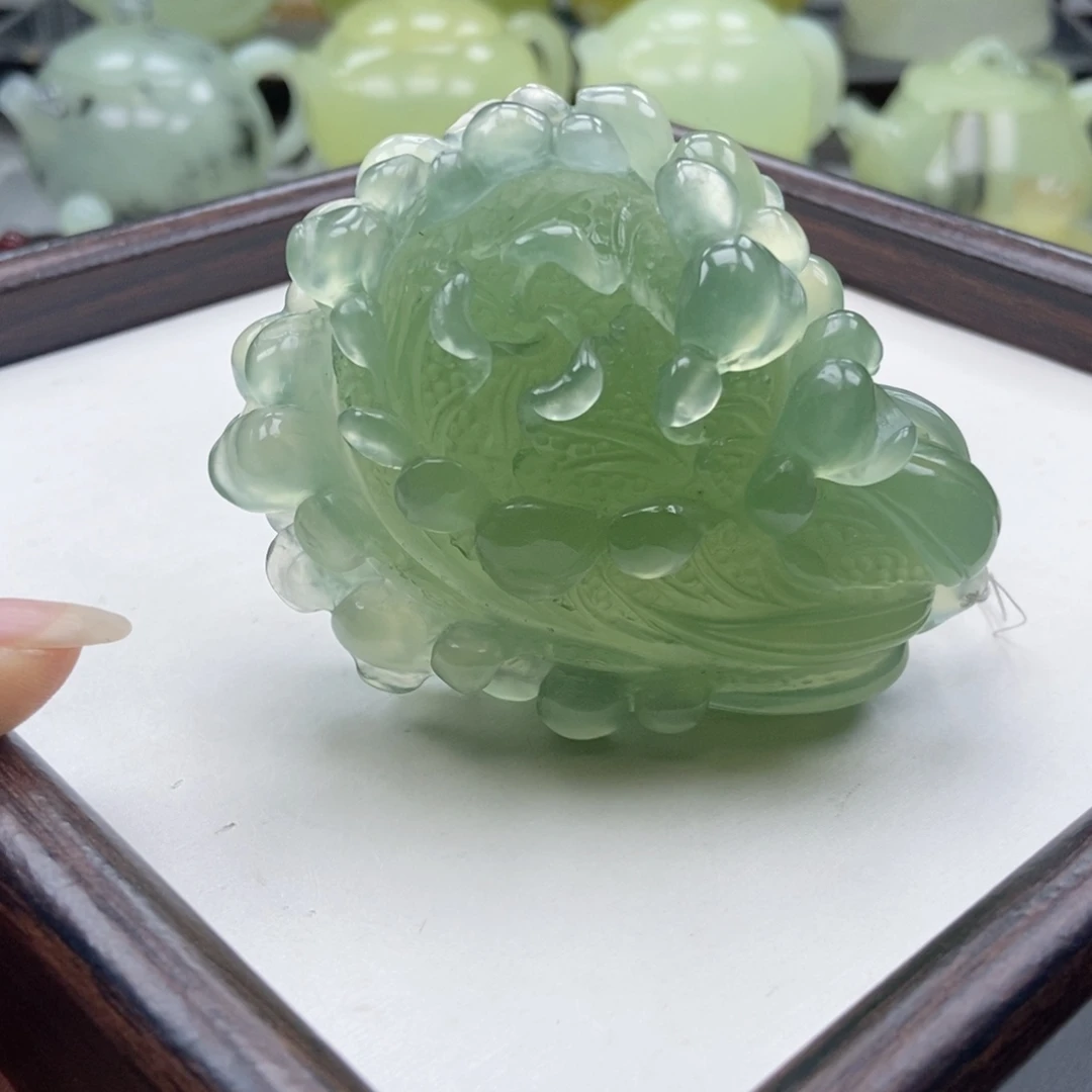 蛇纹石玉未镶嵌手把