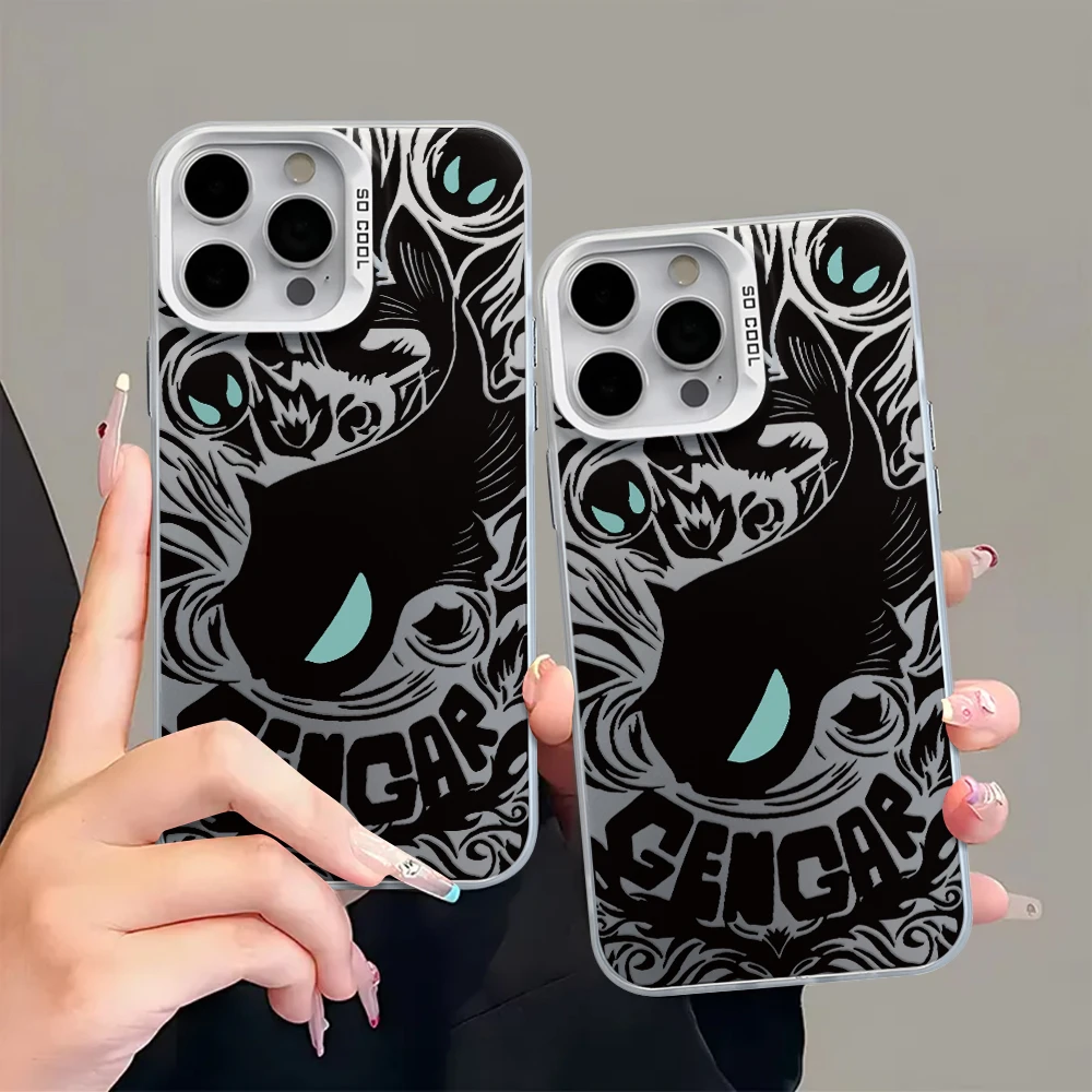 雅天立个性绿眼鲸鱼适用iPhone苹果16手机壳1514华为vivo小米oppo