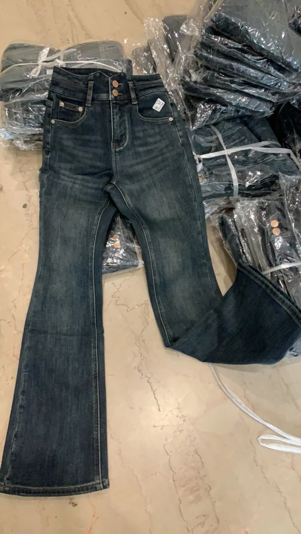 66348 微喇牛仔裤