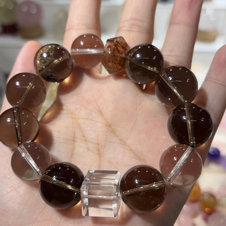未镶嵌手链水晶茶水晶