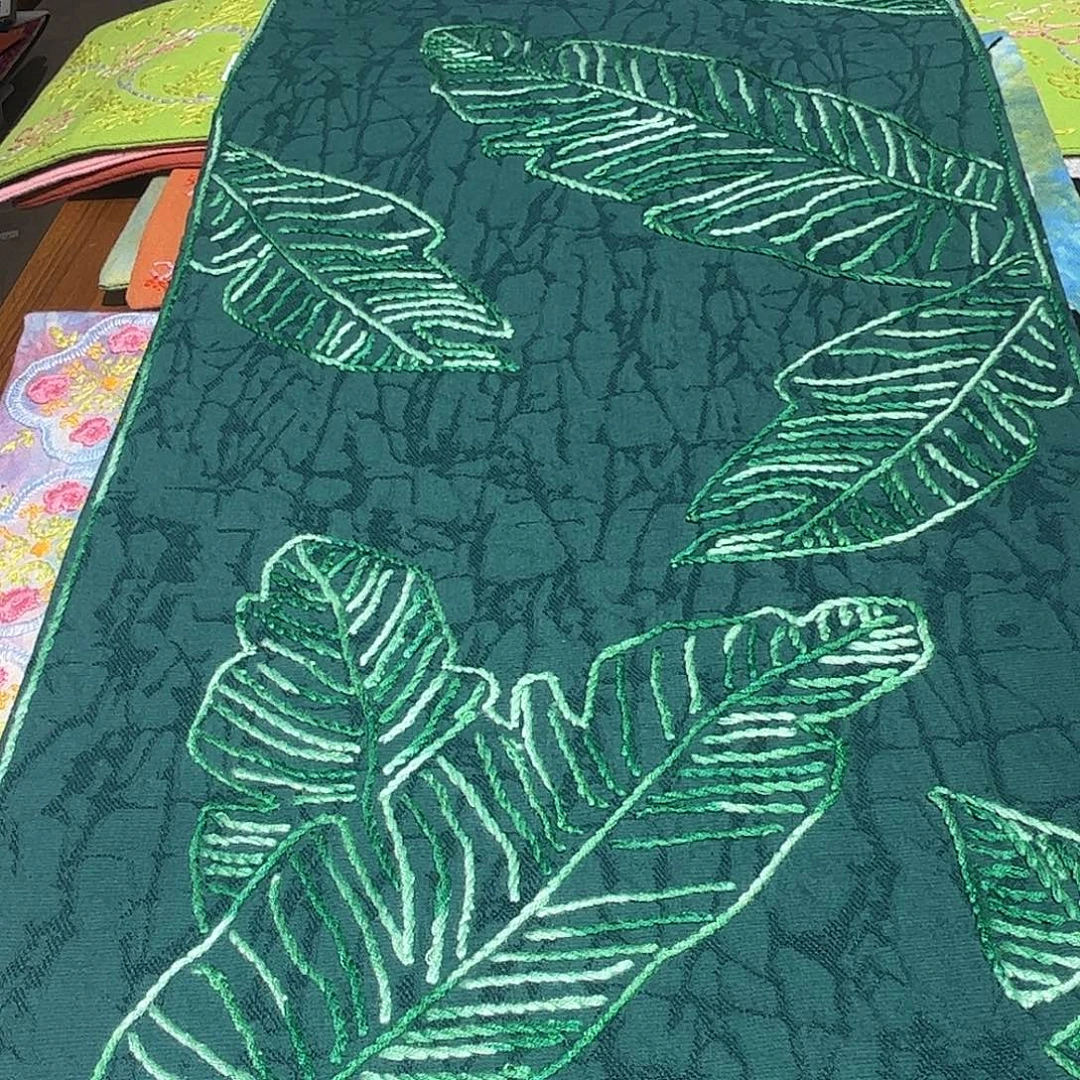 规格30.83刺子绣茶席