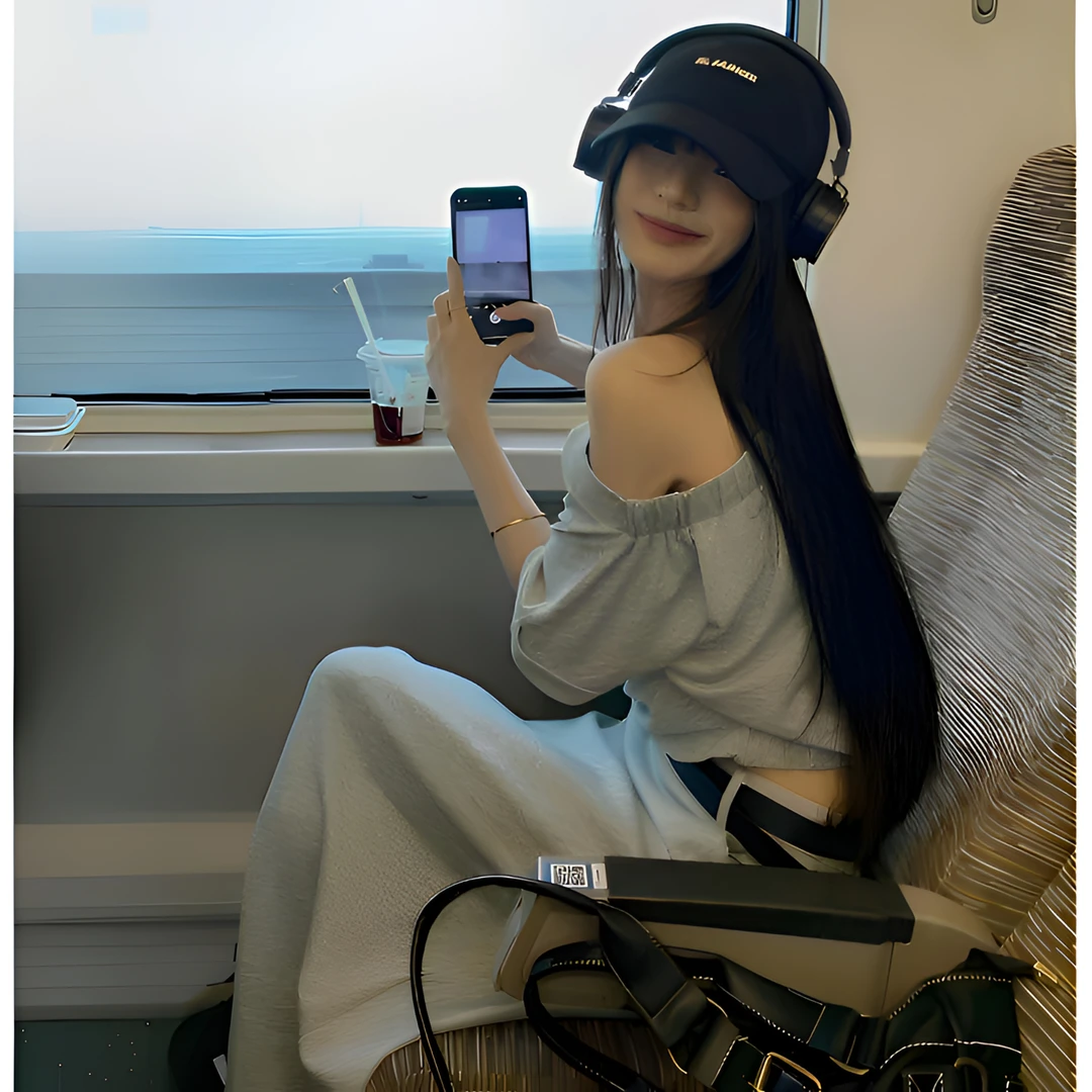 斜肩短款辣妹别致显瘦短袖T恤上衣高腰中长款半身裙女时尚套装ins