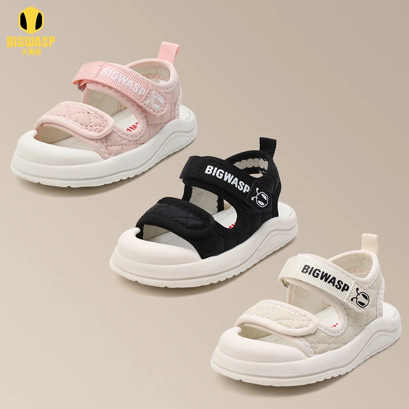 大黄蜂【夏季凉鞋】新款男女宝儿童休闲软底防滑学步机能鞋977