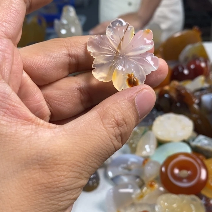 玛瑙/玉髓吊坠(不含链)未镶嵌