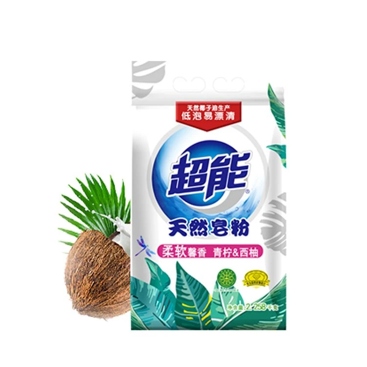 超能 馨香柔软天然皂粉 2258g/袋